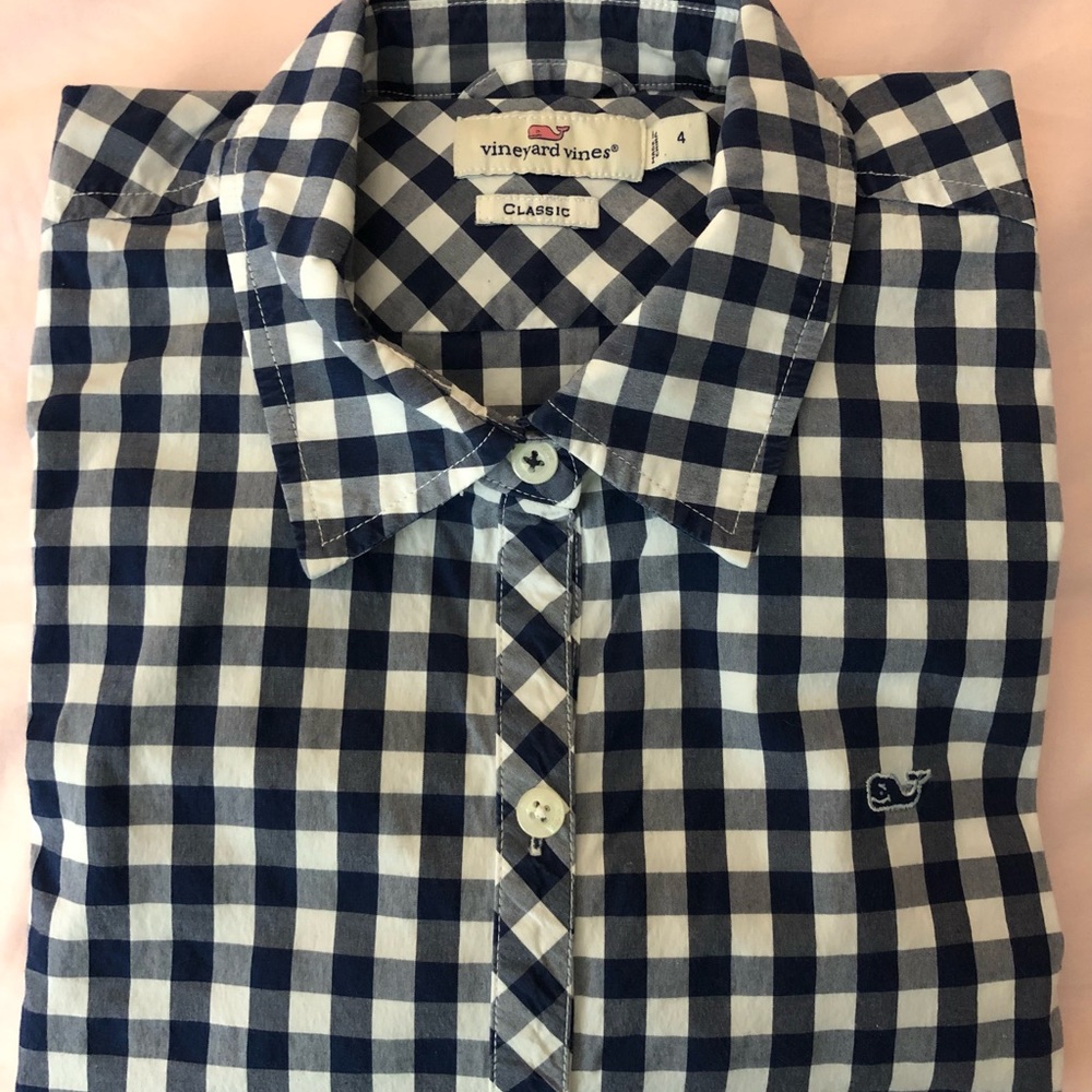 Vineyard Vines Womens Button Down, Size 4